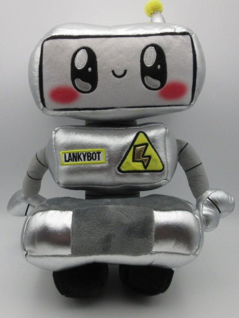 Lankybox Official 13” Lankybot Plush Robot Silver READ